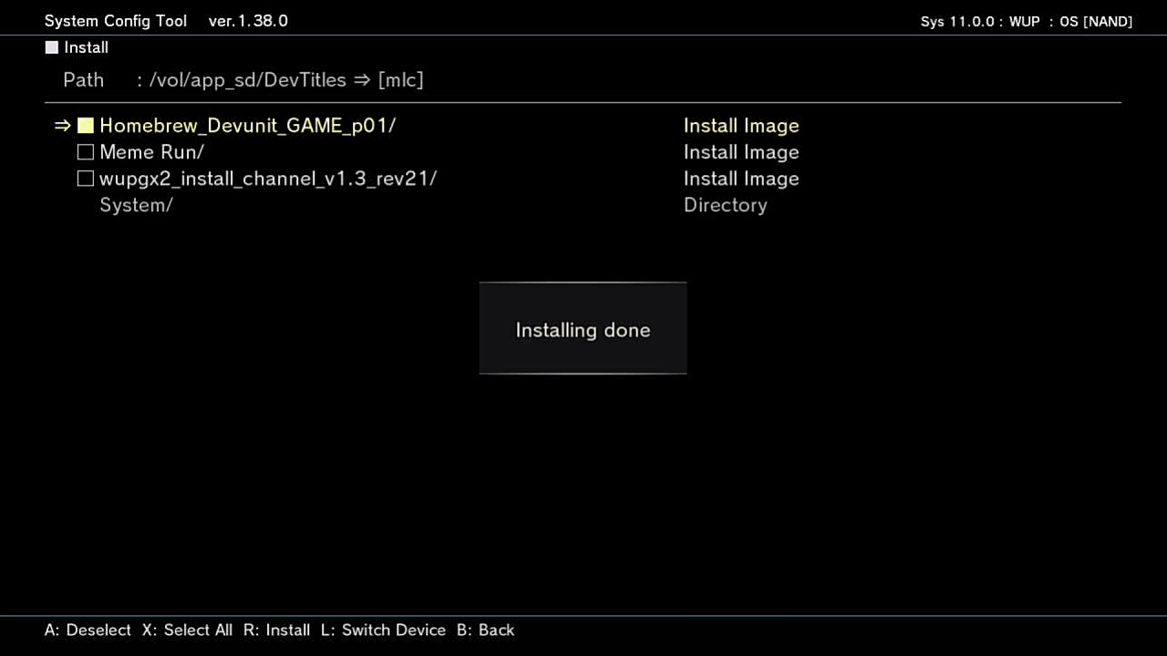 System Config Tool: Installing Homebrew Launcher (complete)
